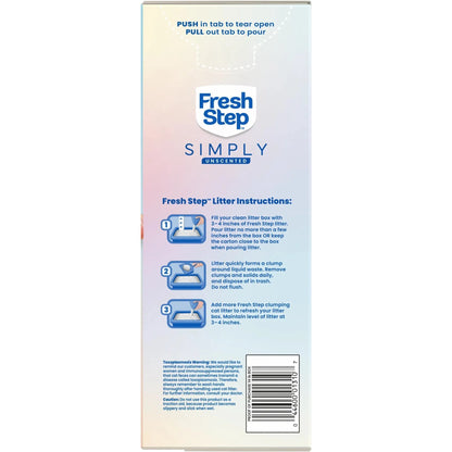Simply Multi-Cat Clumping Cat Litter, Unscented, 14 Lb Box